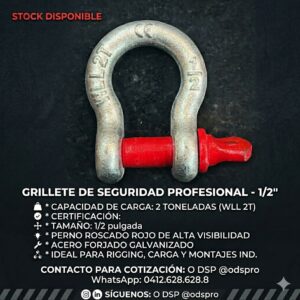 Grillete de Seguridad 1/2"