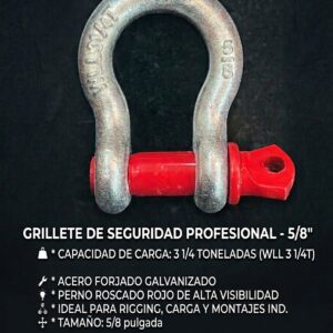 Grillete de Seguridad 5/8"
